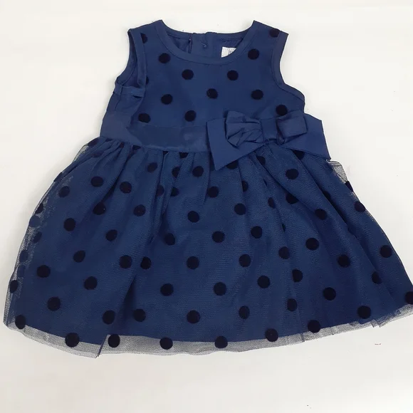 infant dress blues Seersucker Dress